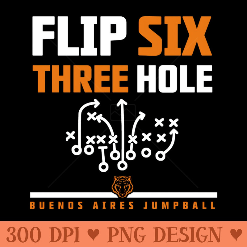 Flip Six Three Hole - PNG Design Downloads - Unique