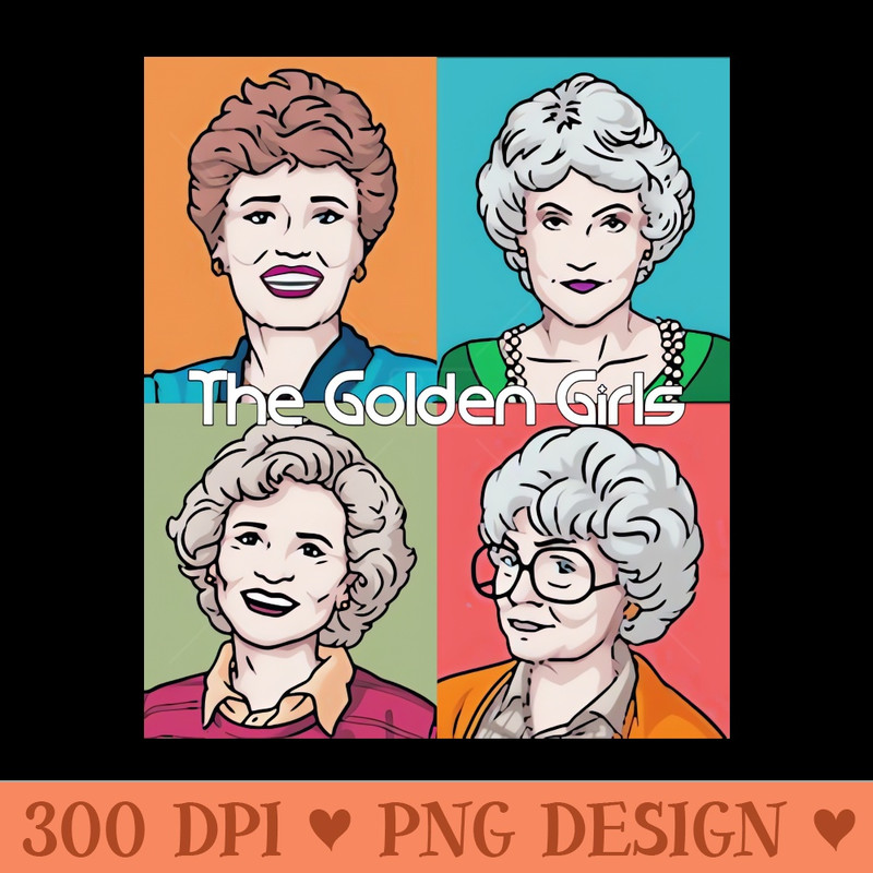 The Best Of - Golden Girls - Download PNG Graphics - Professional Design