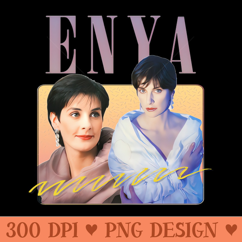 Enya 90s Aesthetic - PNG Download Website - Professional Design