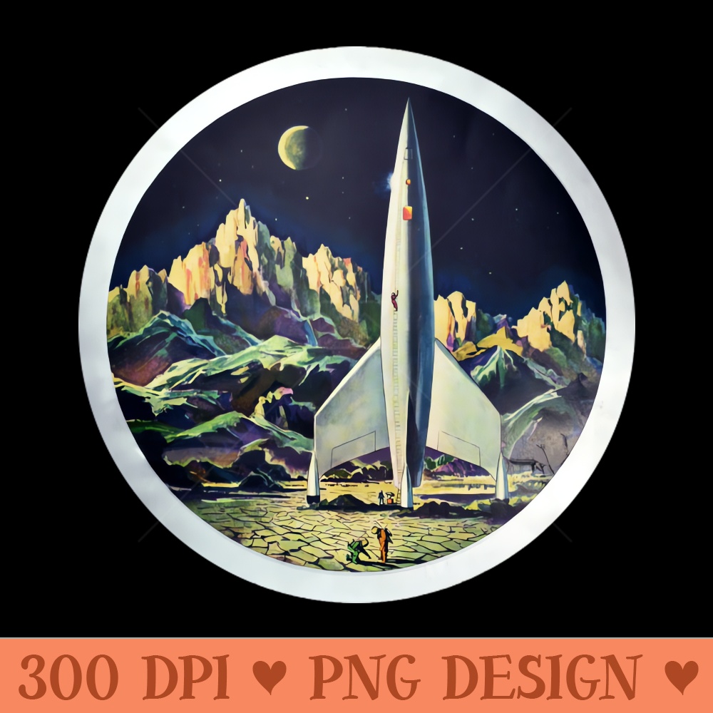 Destination Moon - PNG Designs - Variety