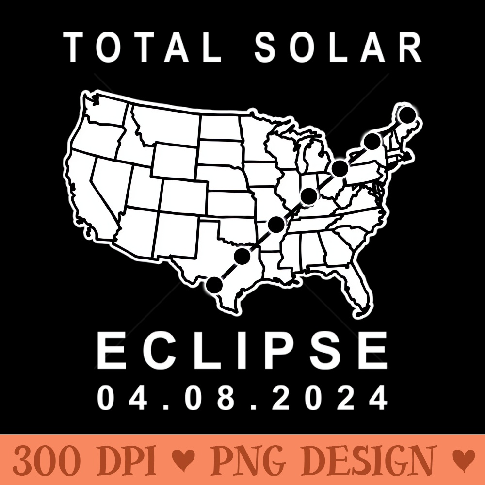 solar eclipse 2024 path of totality map Totality 4.08.24 April 8, - PNG Clipart - Professional Design