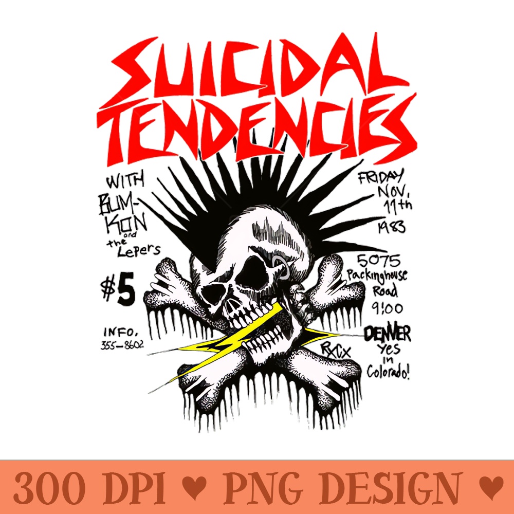 Suicidal Tendencies, - PNG Downloadable Resources - Customer Support