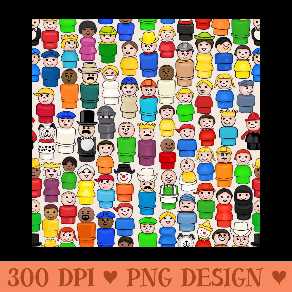 New Little People In The Neighborhood - PNG Design Downloads - Good Value