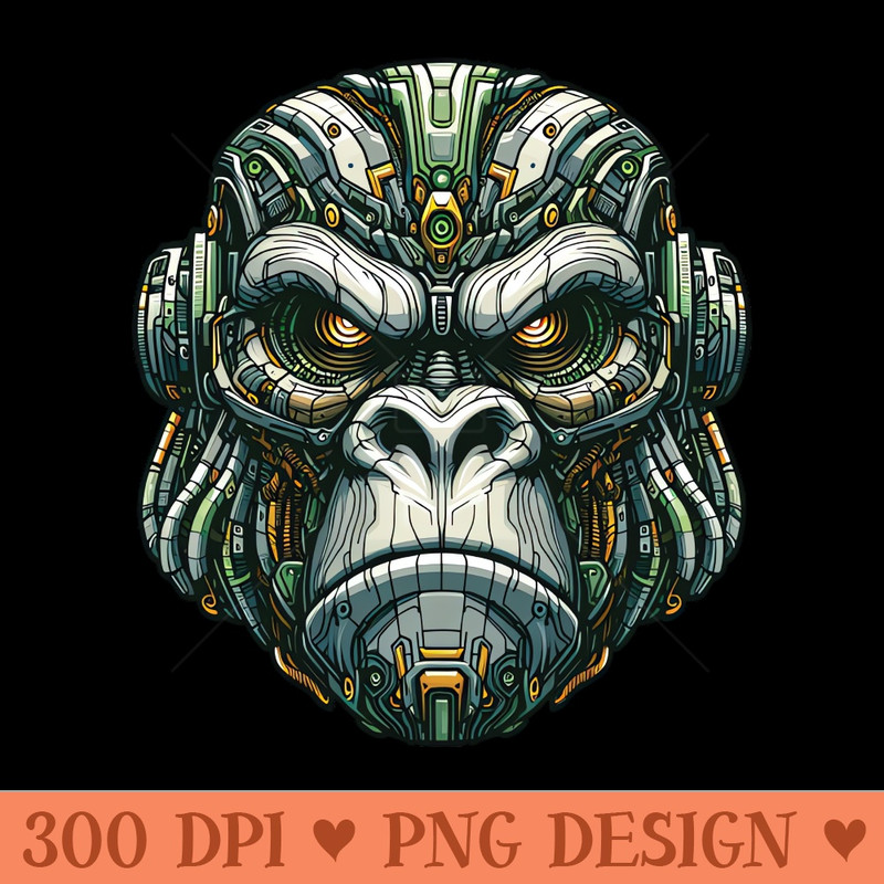 Mecha Apes S04 D48 - PNG File Download - Unique