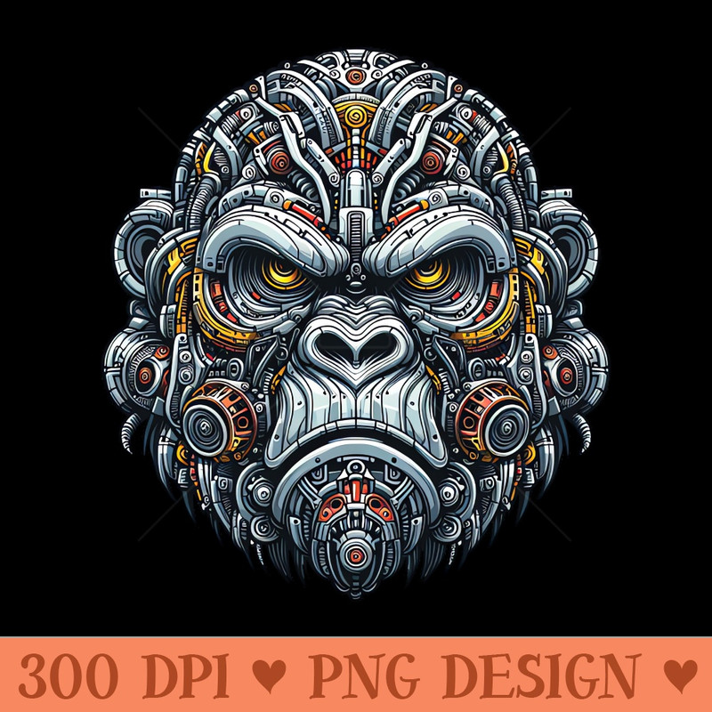 Mecha Apes S02 D51 - Vector PNG Download - Convenience