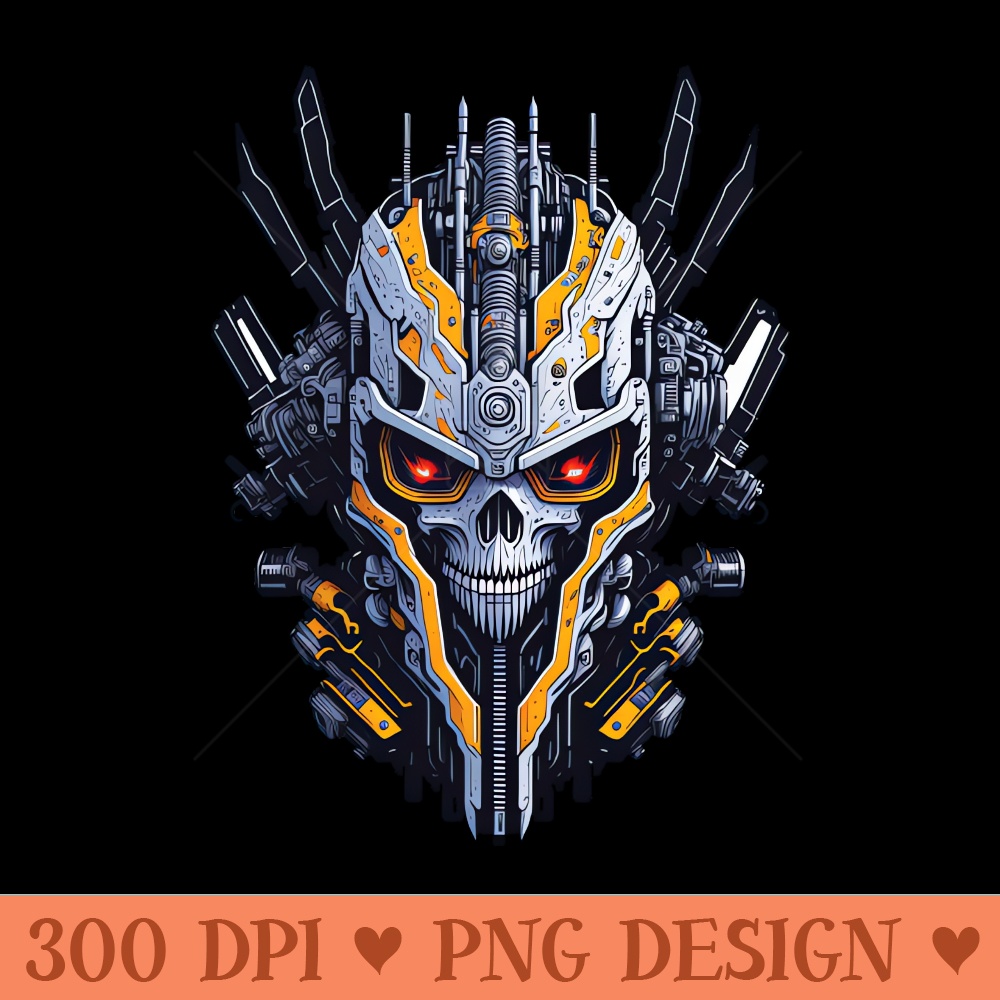 Mecha Skull S01 D82 - - Professional Design
