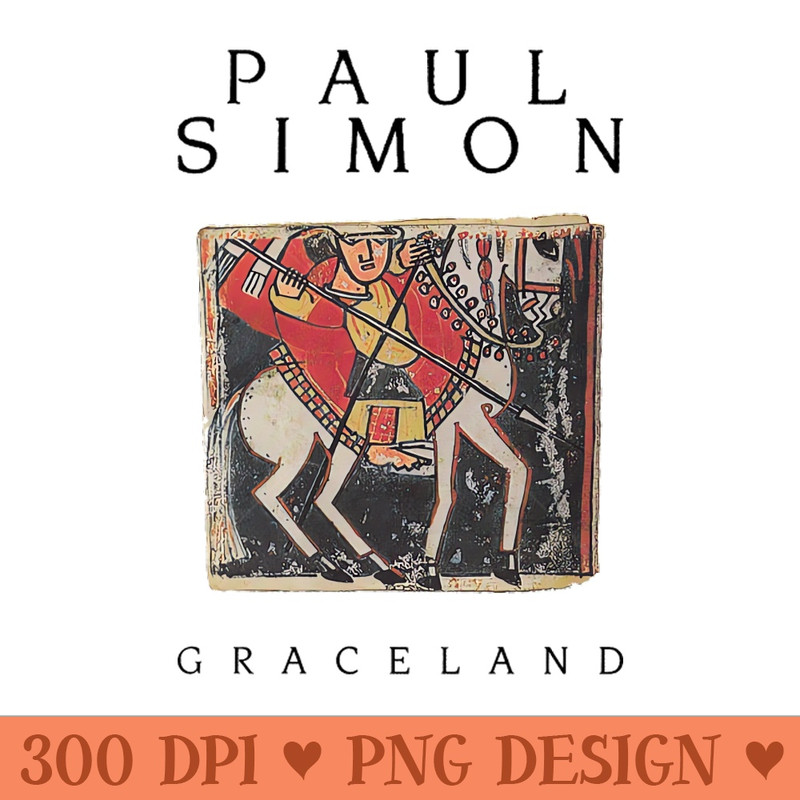Paul Simon Graceland - Digital PNG Files - Latest Updates