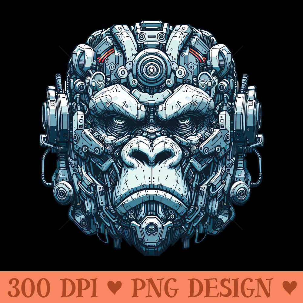 Mecha Apes S03 D19 - PNG Printables - Professional Design