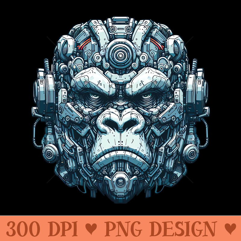 Mecha Apes S03 D19 - PNG Printables - Professional Design