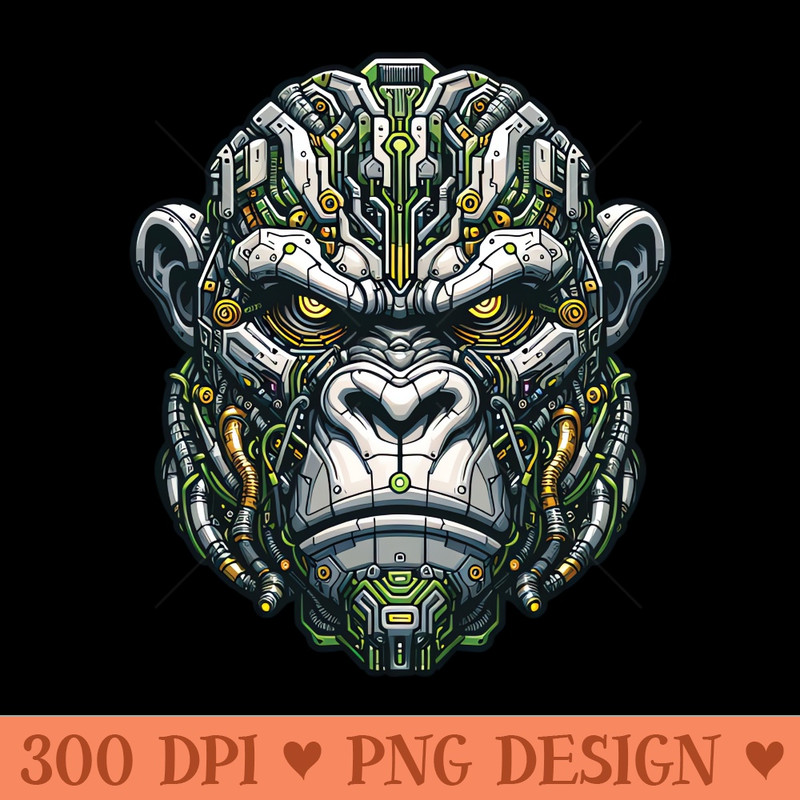 Mecha Apes S04 D37 - PNG File Download - Customer Support
