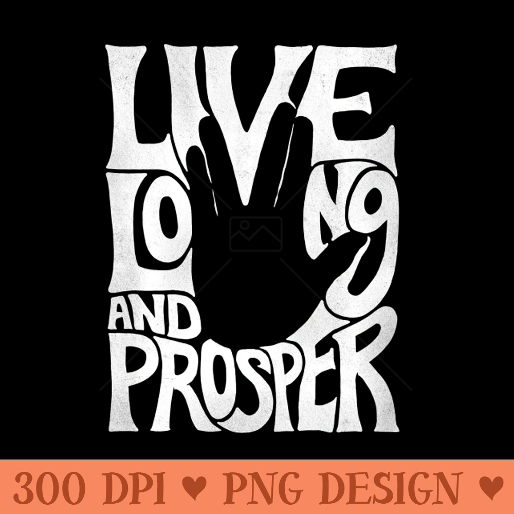 Live Long and Prosper - PNG Download Bundle - Customer Support