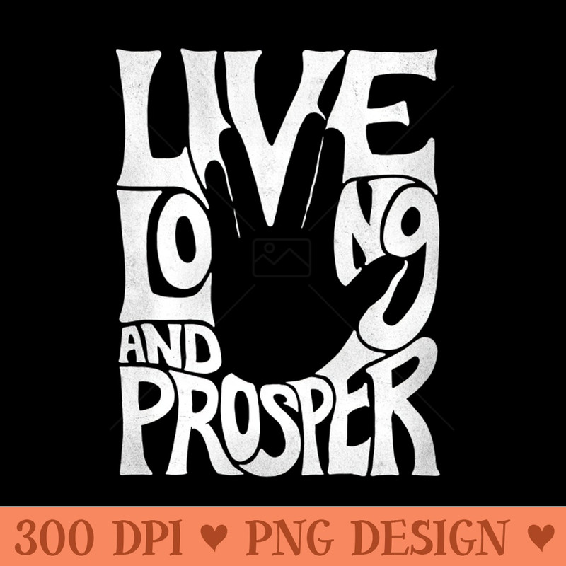Live Long and Prosper - PNG Download Bundle - Customer Support