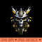 Mecha Skull S01 D03 - Download PNG Graphics - Customer Support