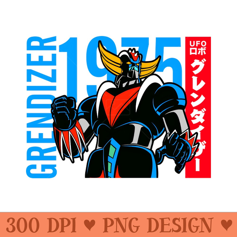 271 Goldrake 1975 DarkWide - PNG Designs - Unique