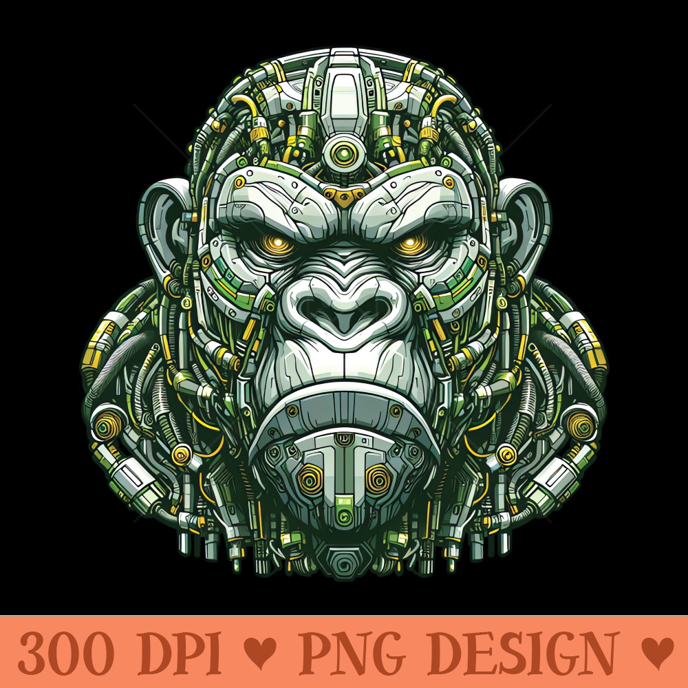 Mecha Apes S02 D06 - Sublimation PNG - Professional Design