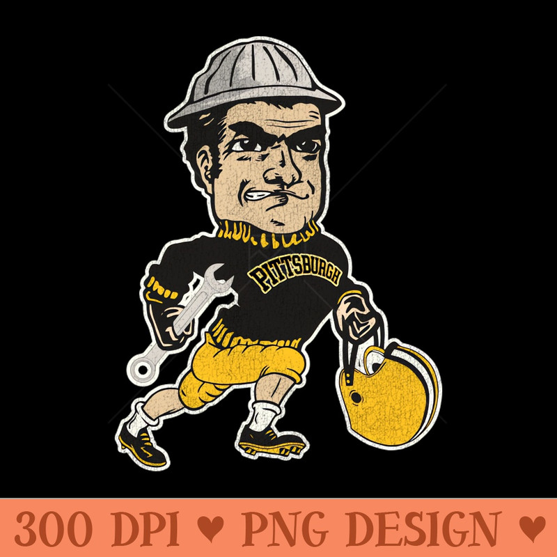 Steel Man Mascot - PNG Download - Good Value