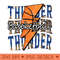 Graphic Basketball Thunder Proud Name Vintage - PNG Download Library - Customer Support