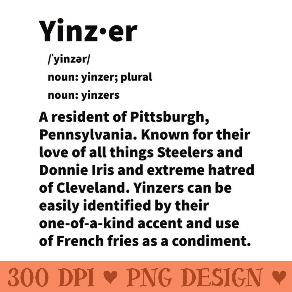 Yinzer black text - PNG Download Bundle - Latest Updates