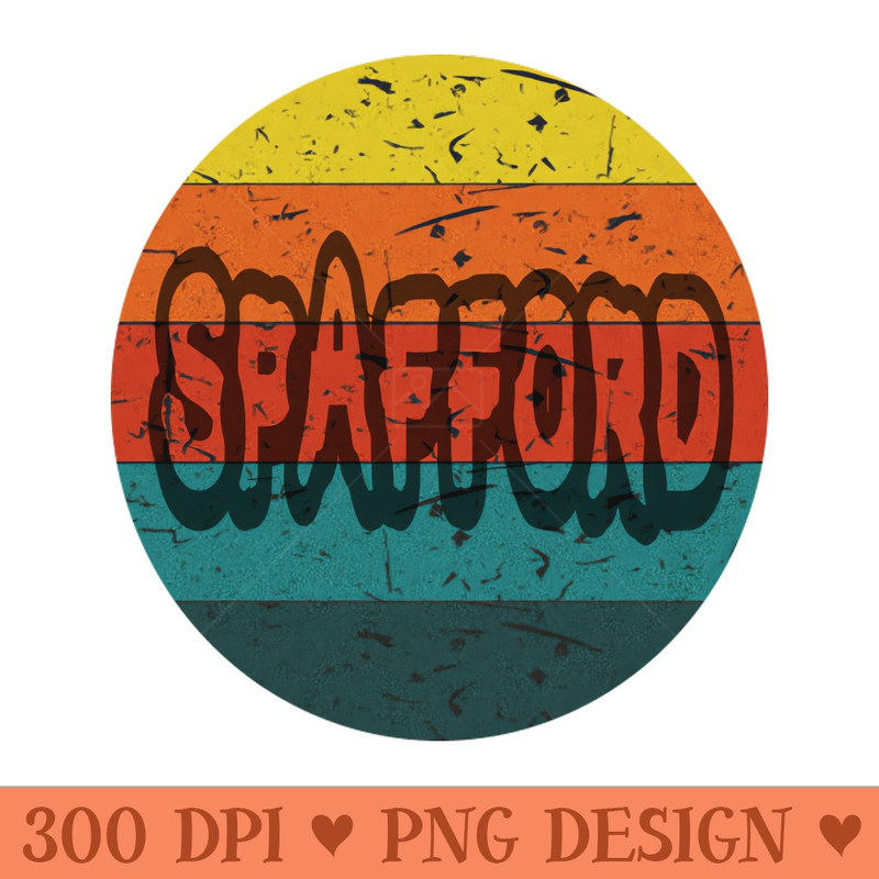retro Spafford - Instant PNG Download - Good Value