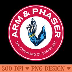 star trek arm u0026 phaser - png design downloads