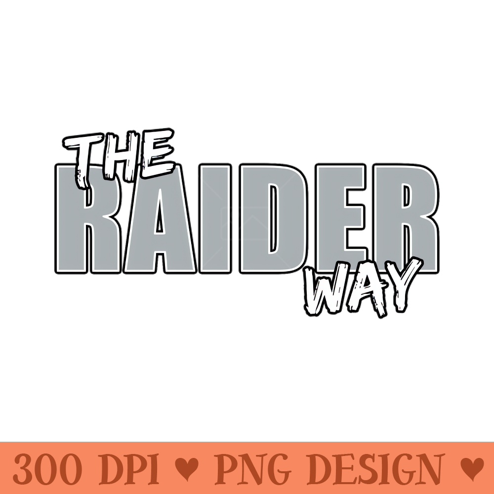 The Raider Way - High Quality PNG - Customer Support