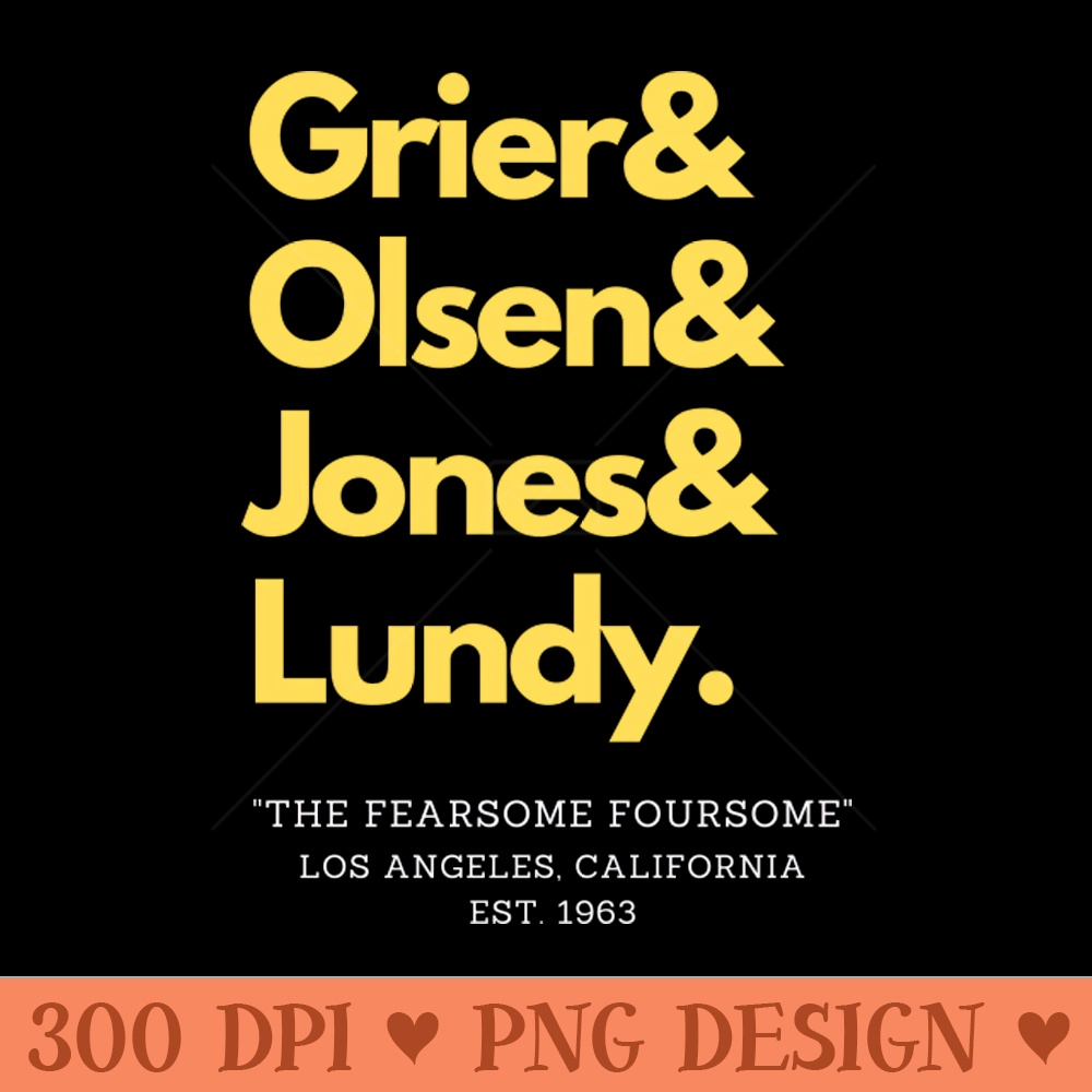 LAs Fearsome Foursome Defense - PNG Download Pack - Variety