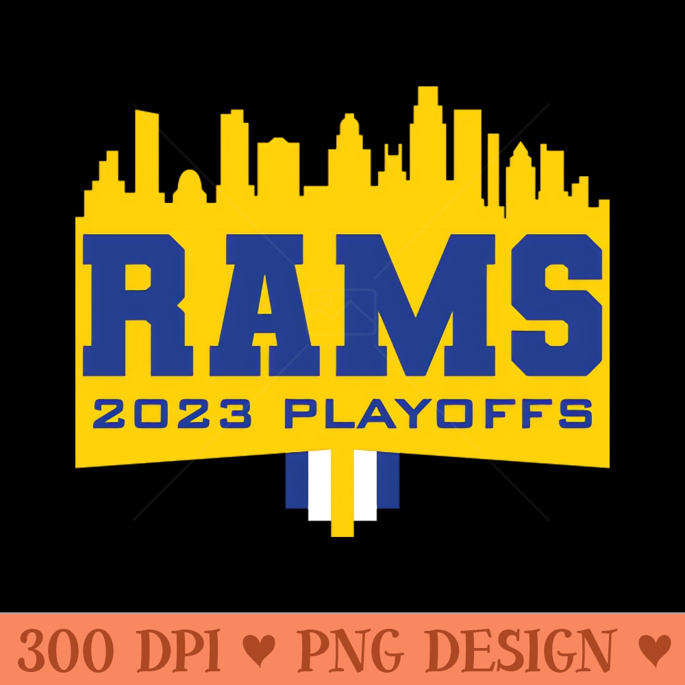 Rams 2023 Playoffs - Sublimation PNG Designs - Good Value