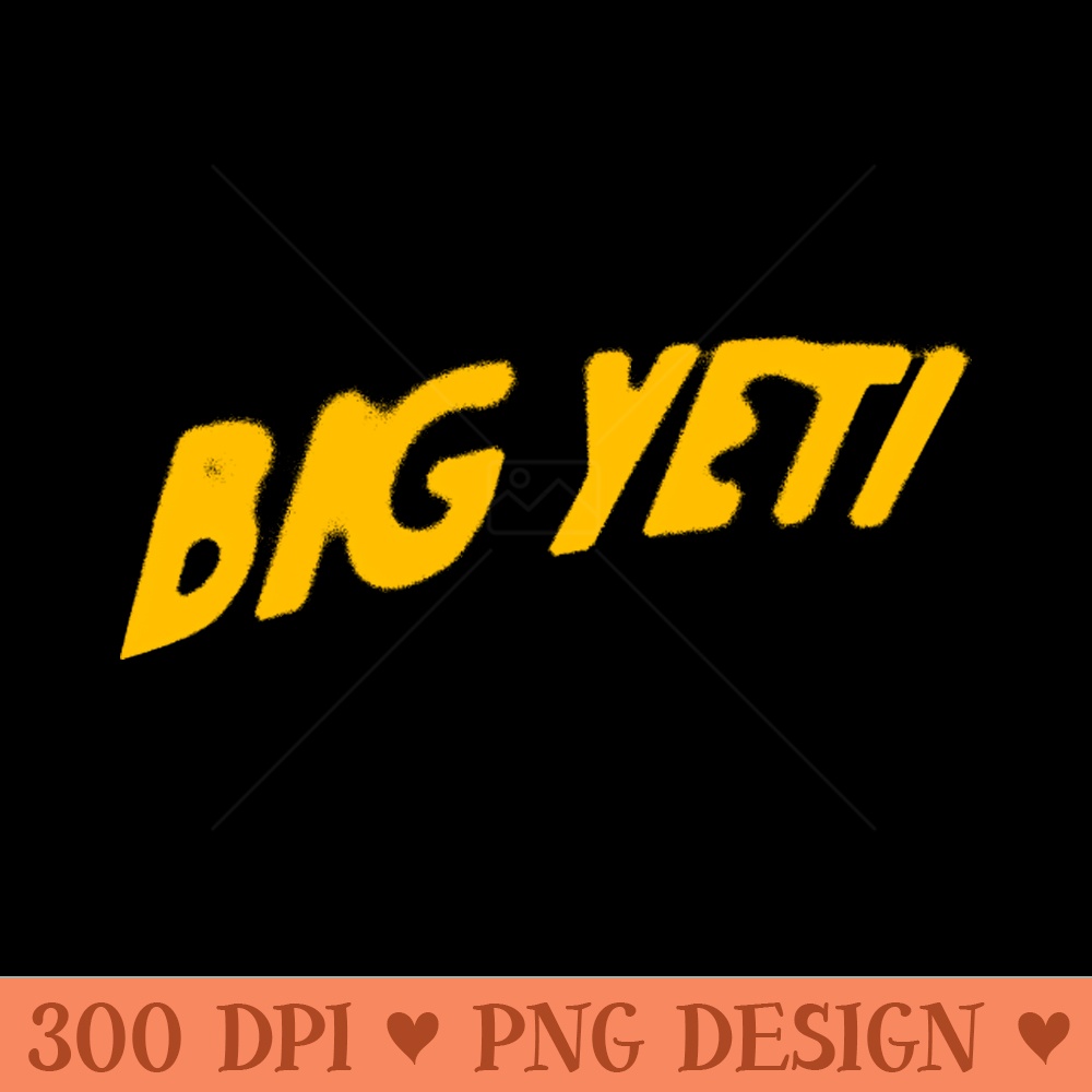 Big Yeti - PNG Illustrations - Good Value