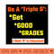 Be a Real Triple G Get Good Grades - Free PNG Downloads - Latest Updates
