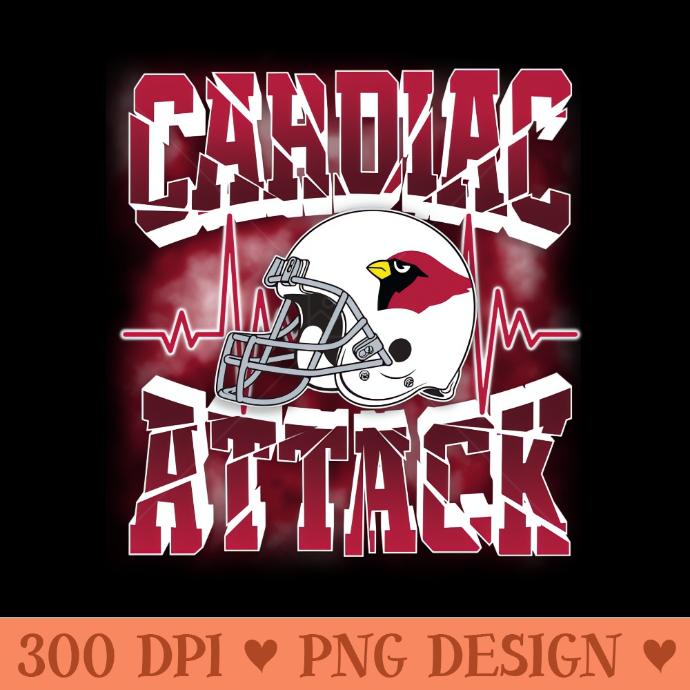 Cardiac Attack - Digital PNG Download - Professional Design