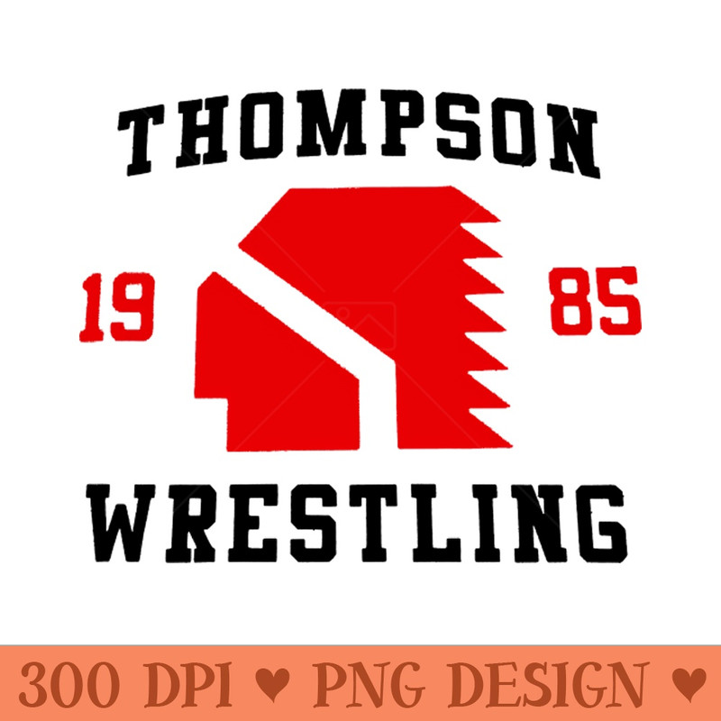 THOMPSON WRESTLING 1985 - PNG Download Store - Professional Design