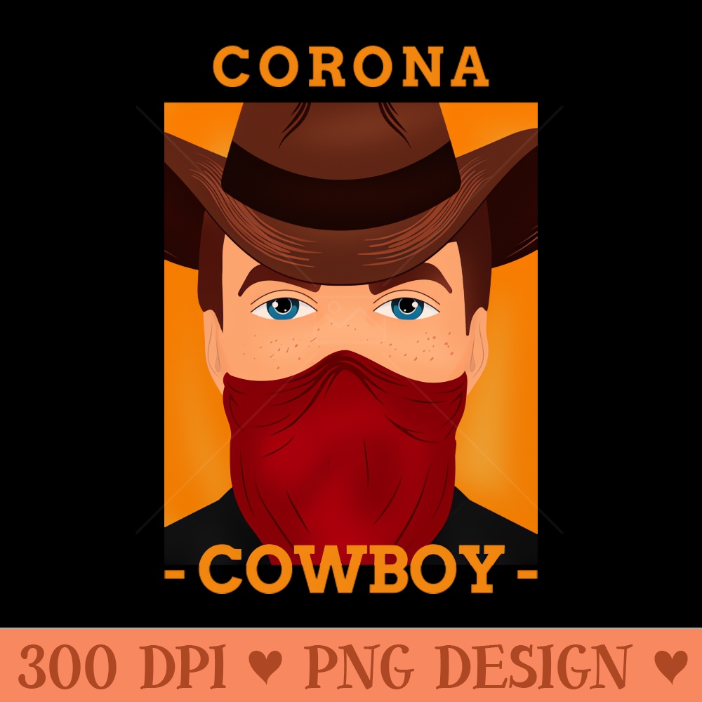 Corona Cowboy Bandana for Face Cover - PNG Download Website - Convenience