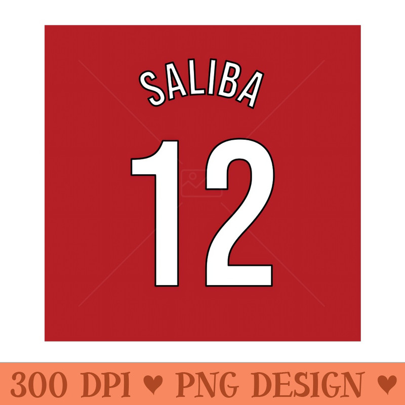 Saliba 12 Home Kit 2223 Season - PNG Downloadable Resources - Flexibility