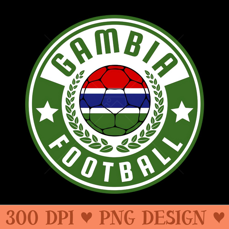 Gambia Football - PNG Illustrations - Convenience