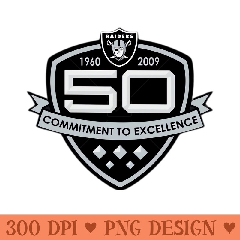 Raiders 50th Anniversary Celebration - PNG Download Website - High Quality 300 DPI