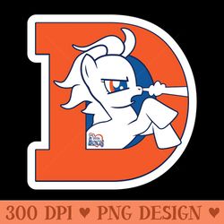 my little broncos d logo - png downloadable resources