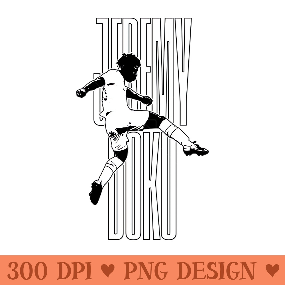 Jeremy Doku - Digital PNG Art - Latest Updates