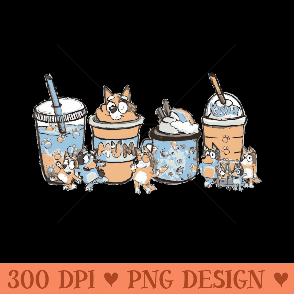 Boba Bliss A Bubbly Family Adventure with Bluey - Download PNG Graphics - Good Value