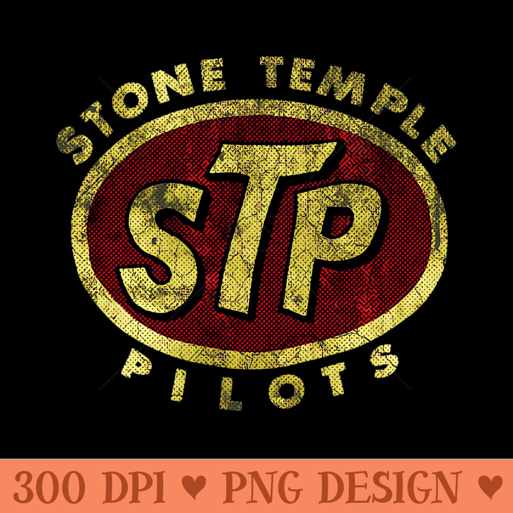 Stone Temple Pilots- Retro Halftone-Vintage Style - - Professional Design