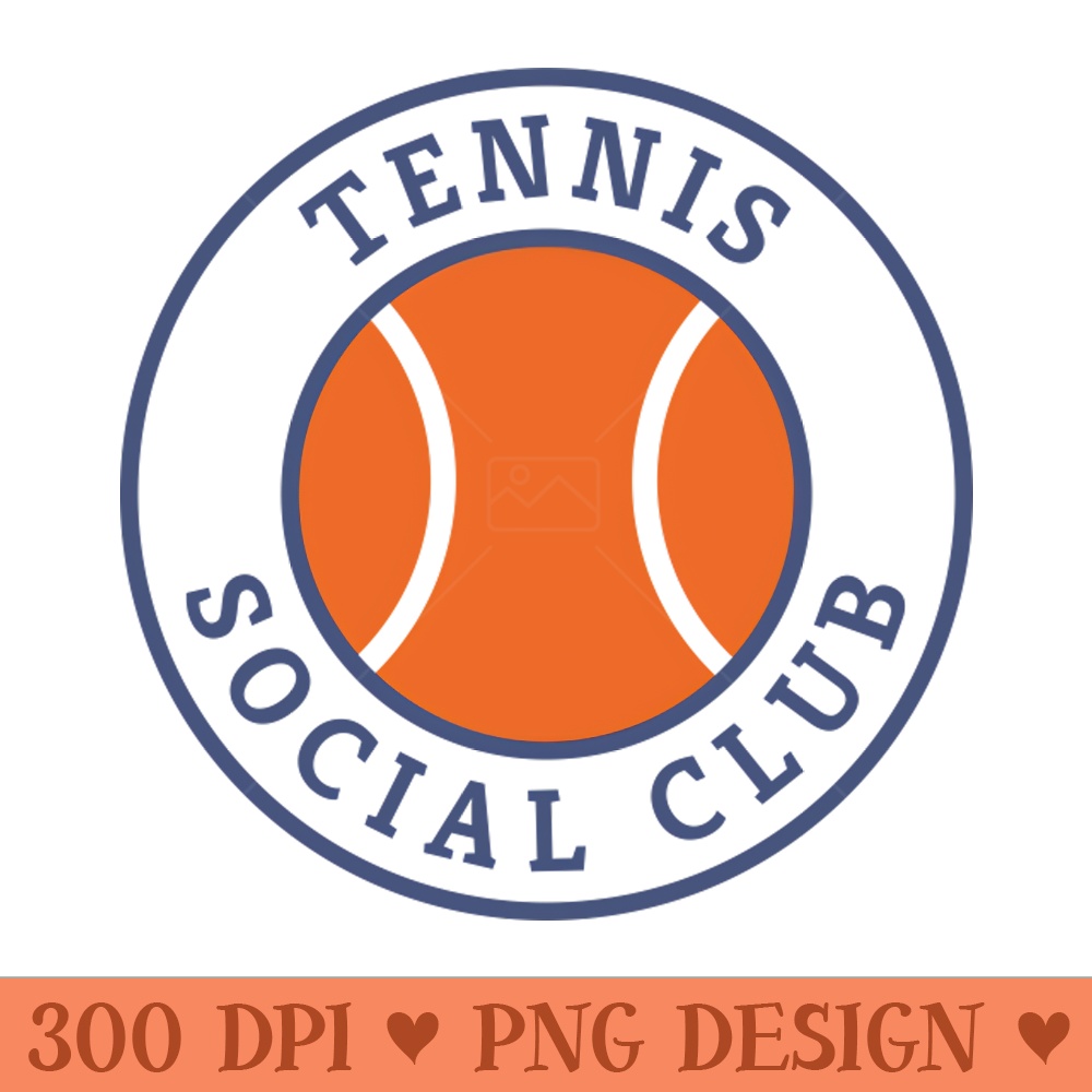 Tennis Social Club - PNG Downloadable Resources - Variety