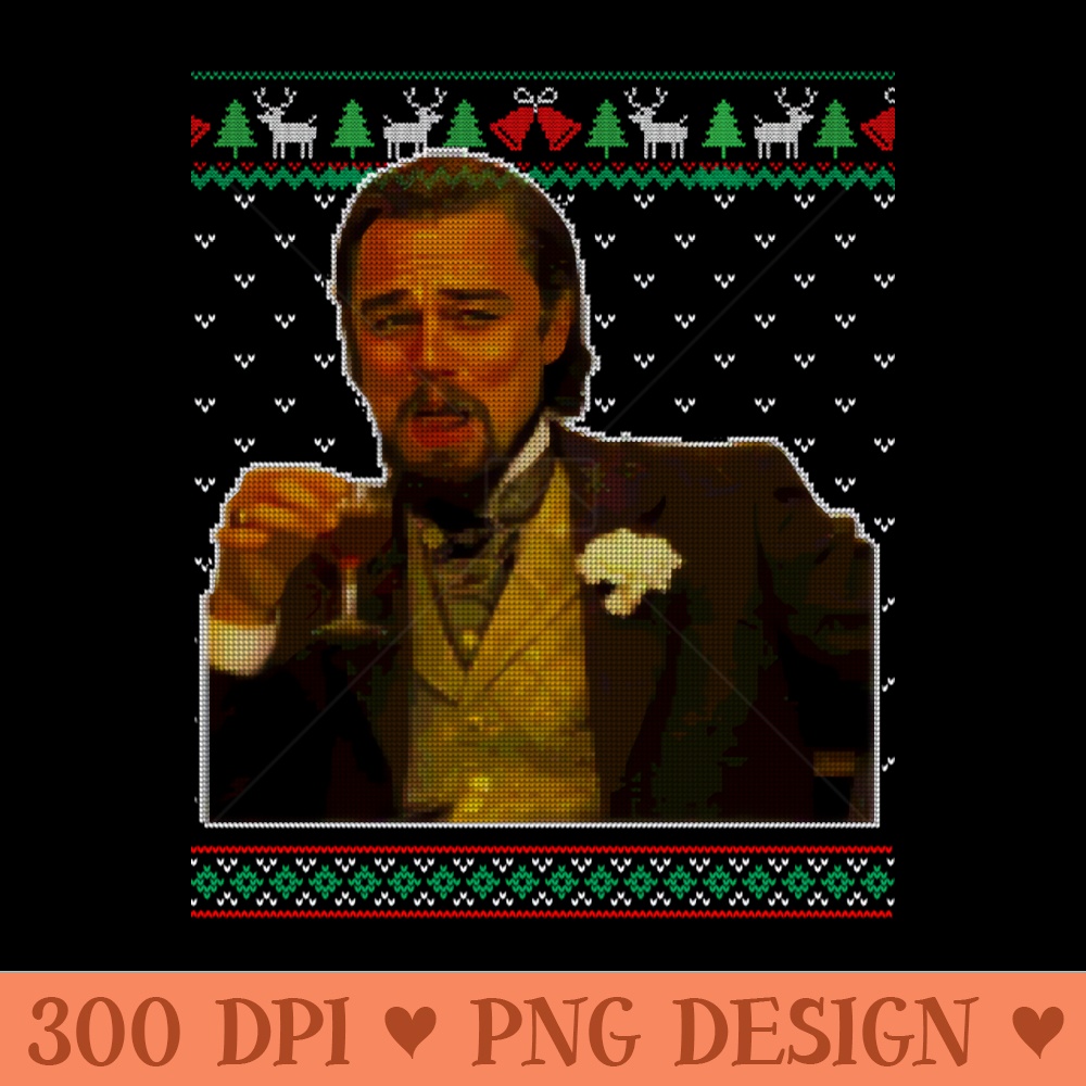 Leonardo DiCaprio Ugly Christmas - Digital PNG Download - Latest Updates