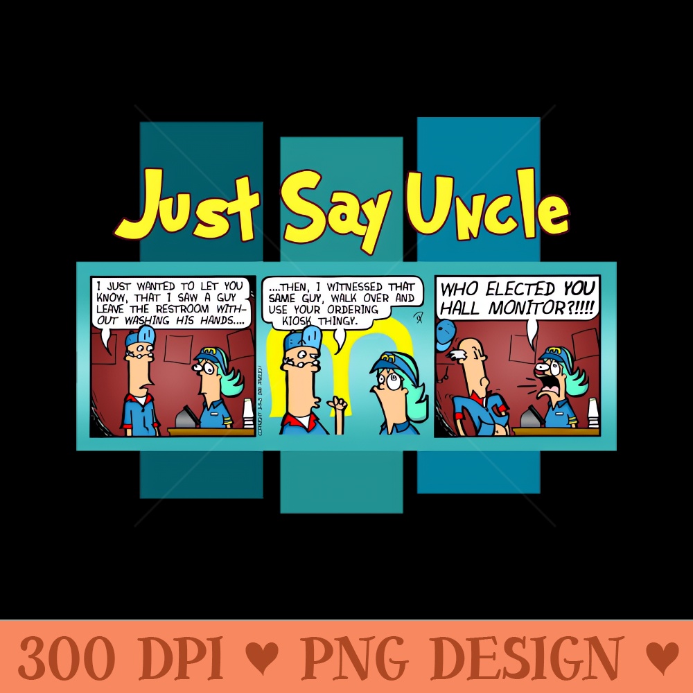 Hall Monitor - Instant PNG Download - Unique