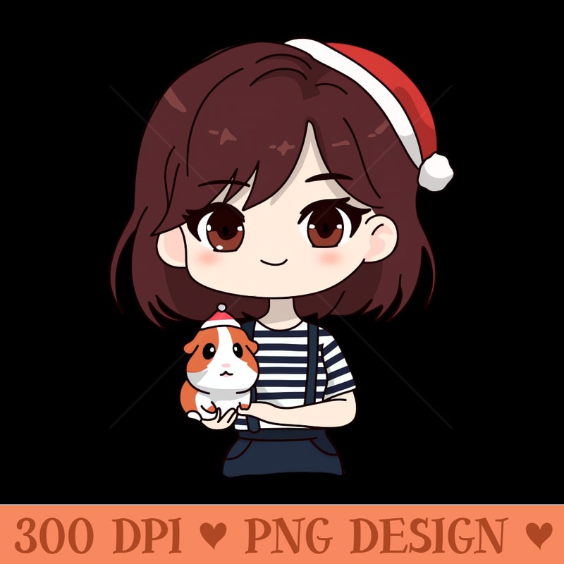 Guinea pig for christmas - PNG Download - Popularity