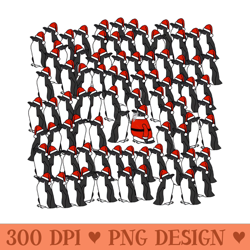 Awkward Christmas Party for Santa Penguins - PNG Designs - Customer Support