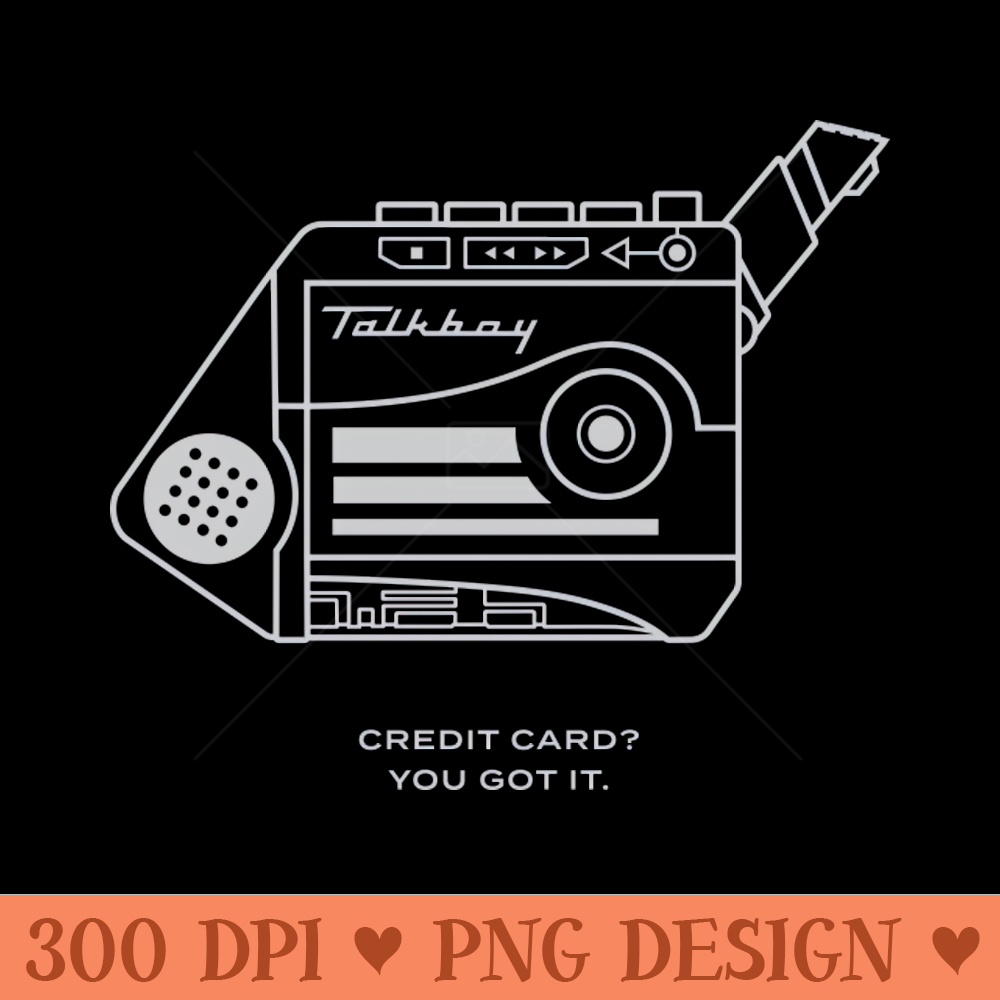 Talkboy Wireframe - PNG Artwork - Convenience