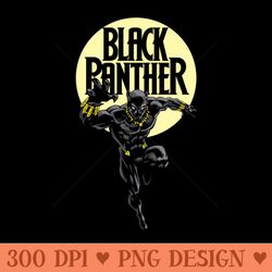 black panther - png clipart