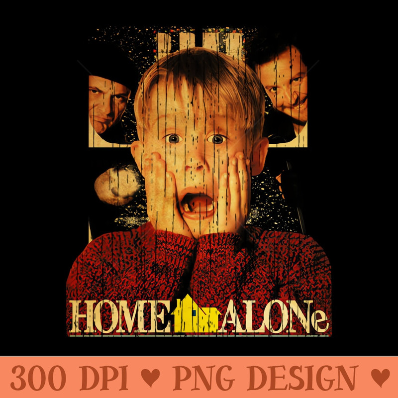 Vintage Home Alone - PNG Artwork - High Quality 300 DPI