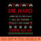 Die Hard Movie Ugly Christmas - - Flexibility