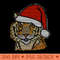 Big Cats Knitted Tiger Christmas Santa Hat - PNG Clipart - Convenience