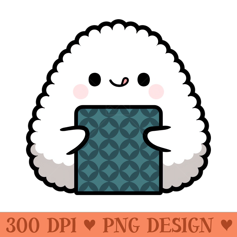 Onigiri Kawaii - PNG Downloadable Resources - Variety